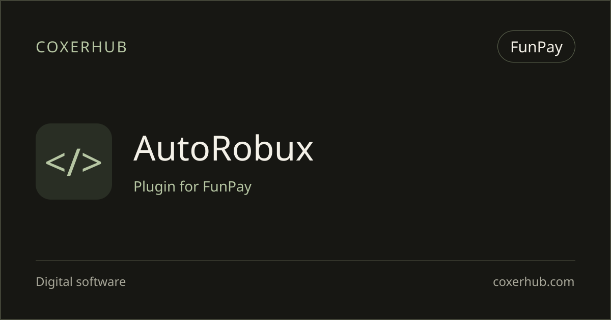 AutoRobux — FunPay