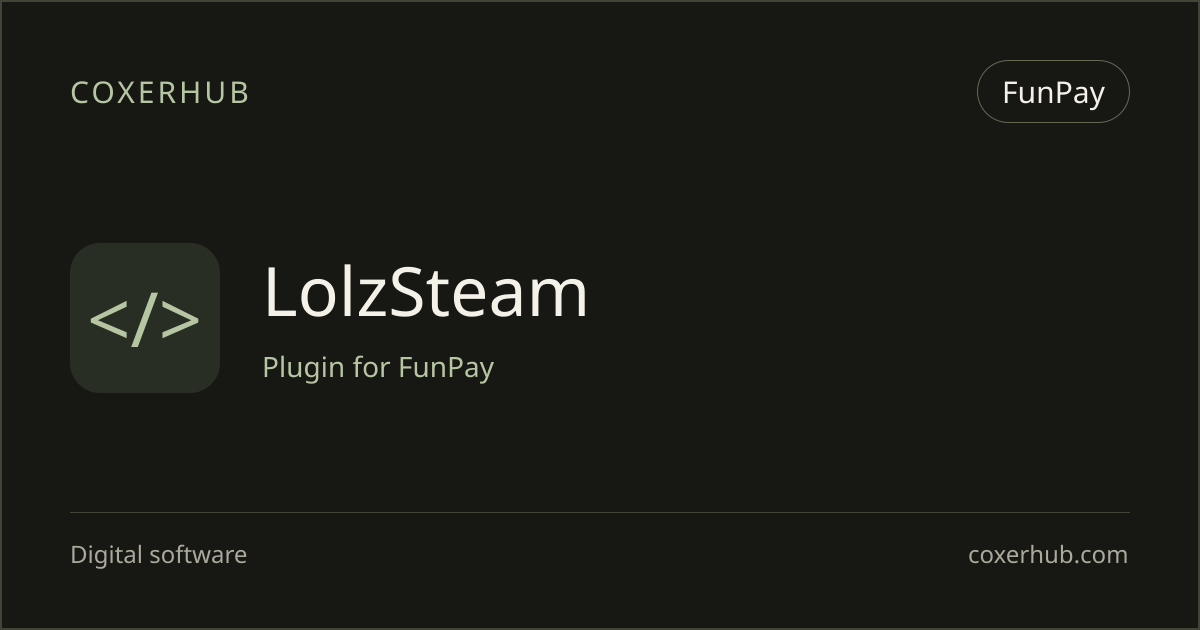 LolzSteam — FunPay