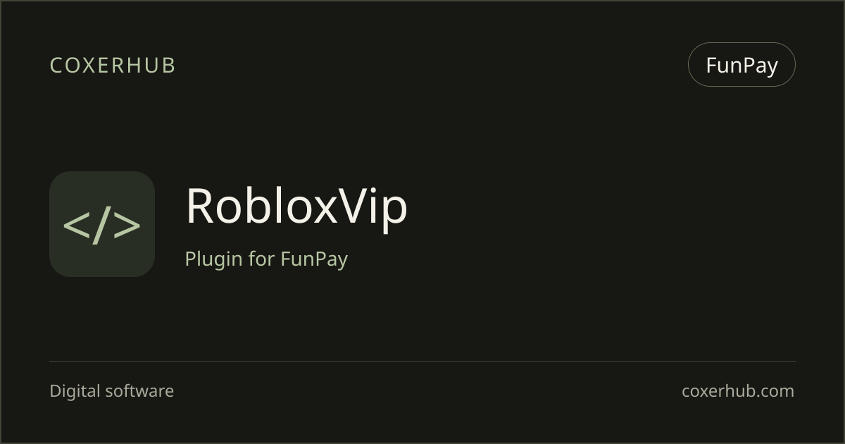 RobloxVip — FunPay