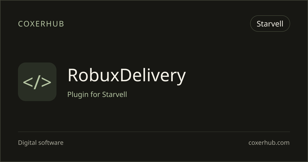 RobuxDelivery — Starvell